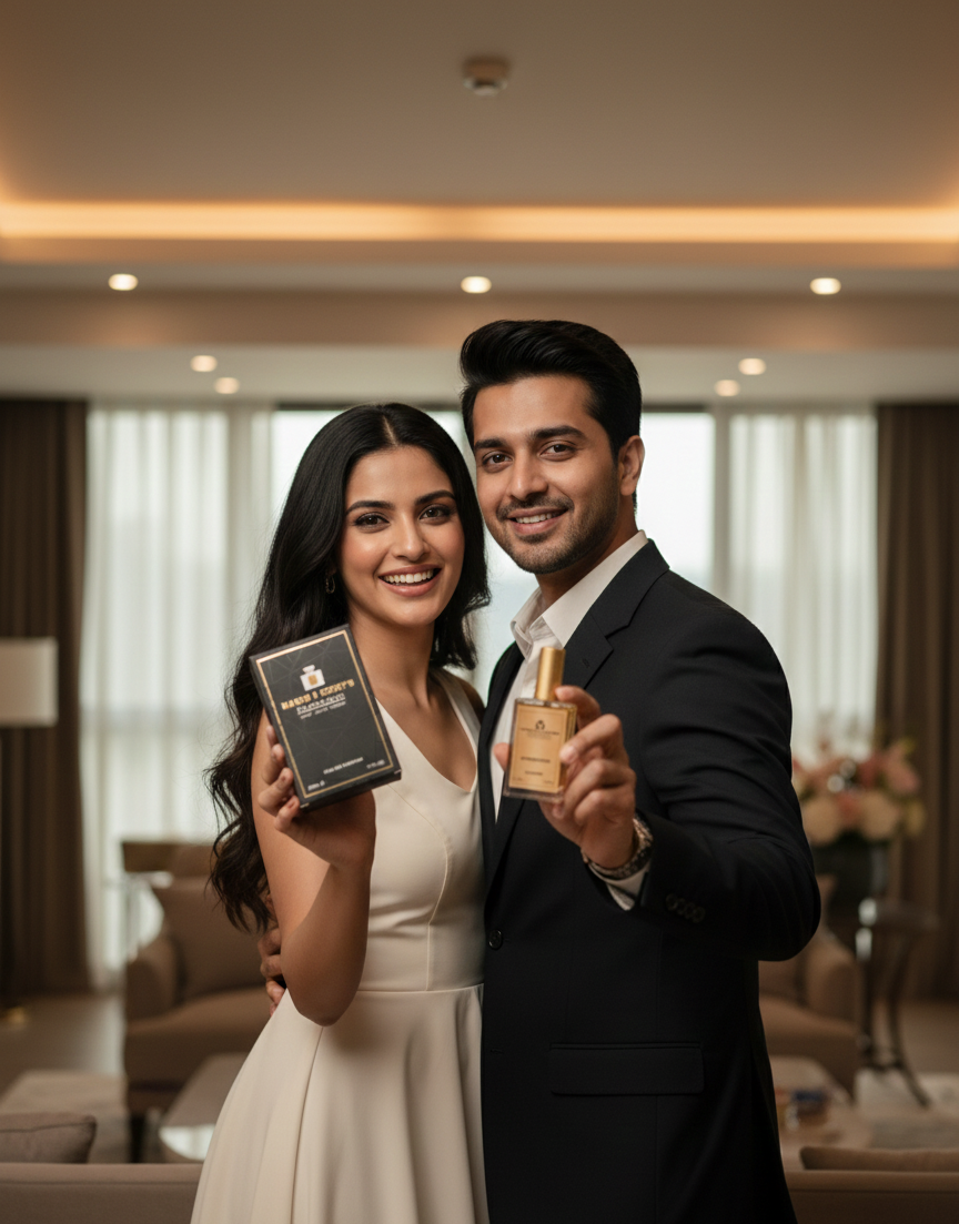 Attraction Perfume for Men & Women | Vanilla & Lavender Unisex Fragrance with Long Lasting Projection