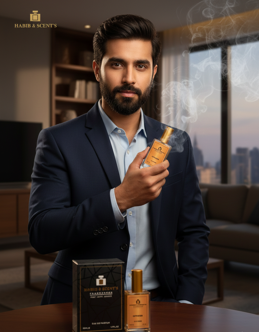 Officer Perfume for Men | Long Lasting Aromatic Fragrance with Strong Projection